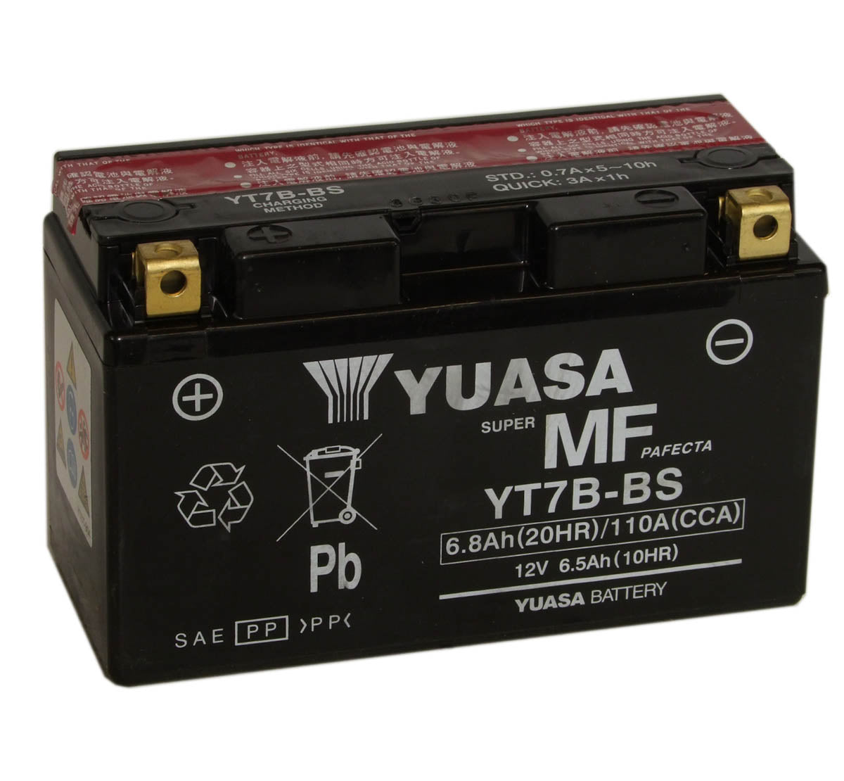 Batteri, Yuasa, YT7B-BS
