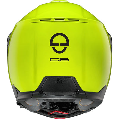 Hjelm, Schuberth. C5 (Gul) Åpningshjelm