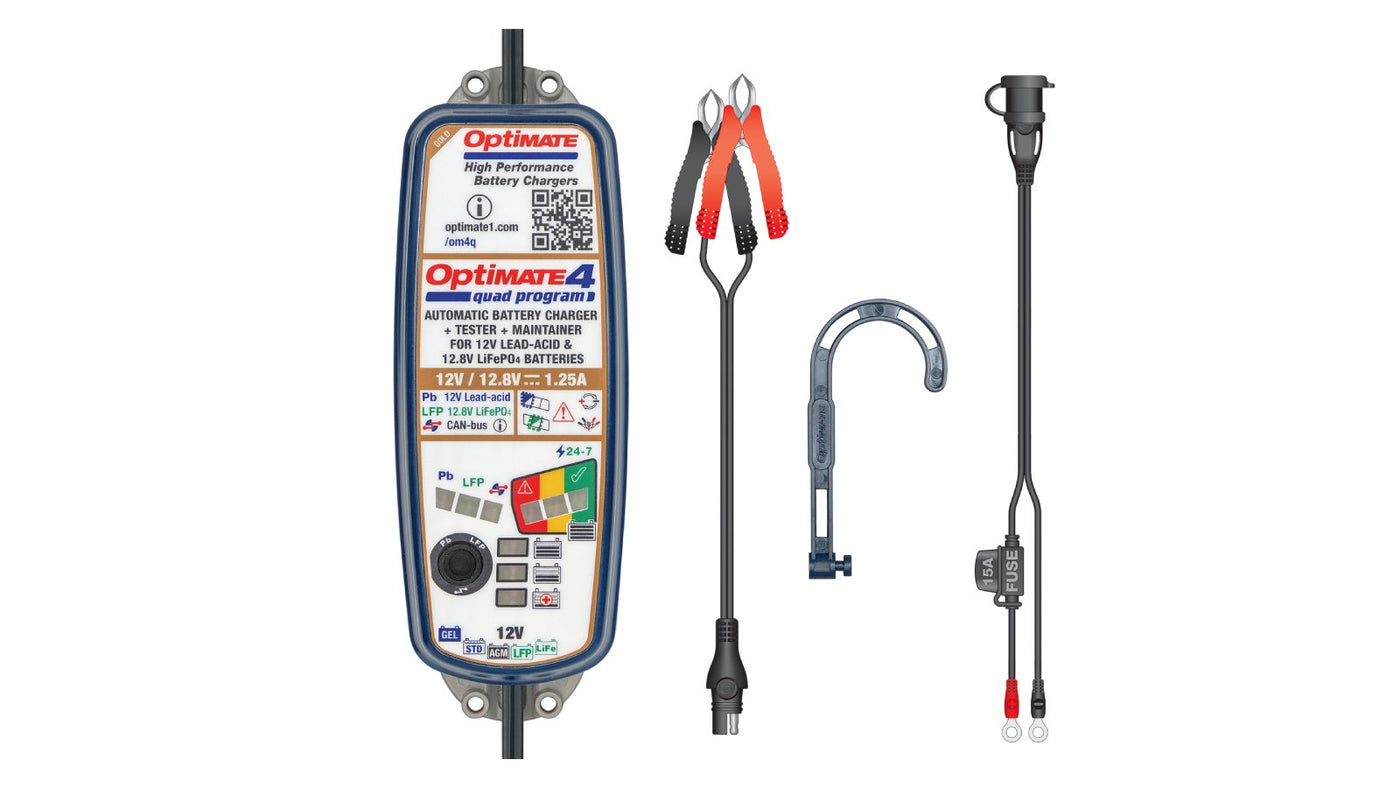 Batterilader, Optimate 4 quad