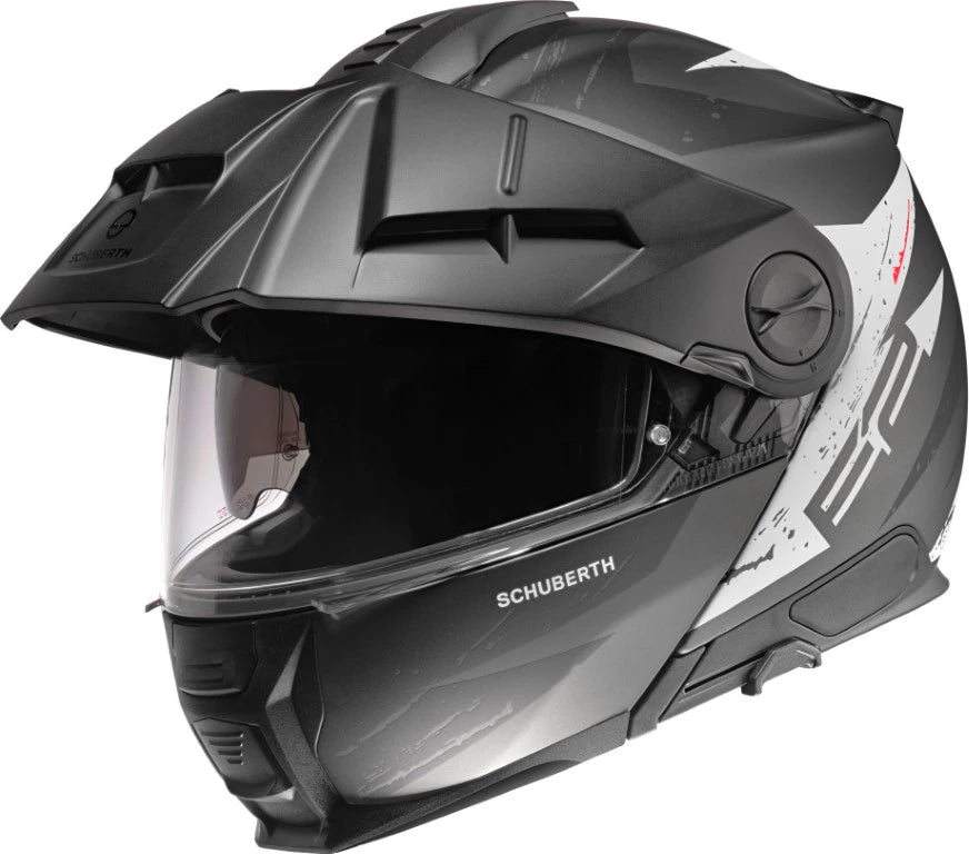 Hjelm, Schuberth. E2 Explorer Anthracite (Grå/svart/hvit)