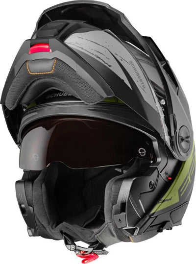 Hjelm, Schuberth. E2 Explorer Green (Matt svart/grønn/grå)