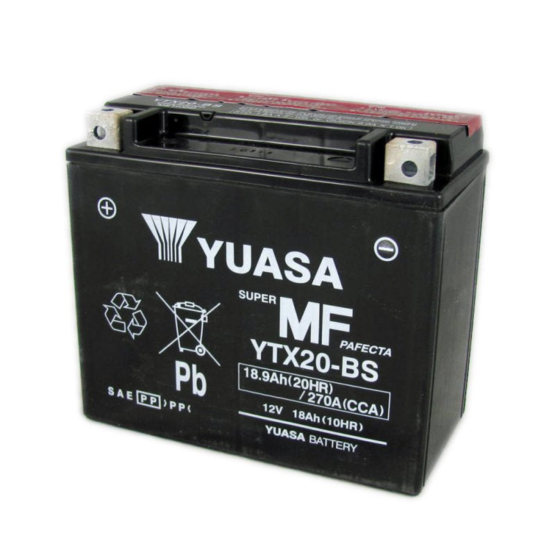 Batteri, Yuasa. YTX20-BS, med syrepakke