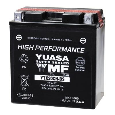 Batteri, Yuasa. YTX20CH-BS,  med syrepakke