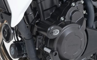 Velteklosser, R&G. Passer til Honda CB500 F/X (Svart)