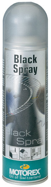 Spraylakk, Motorex. (Matt Svart)