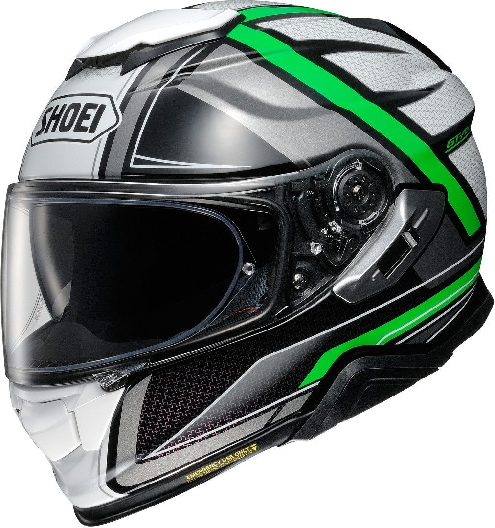 Hjelm, Shoei. GT-Air 2, Haste TC4 (Hvit, flerfarget)