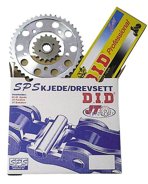 Drevsett (14/52/130FB), D.I.D + JT. Passer til Yamaha MT-125 og YZF-R125