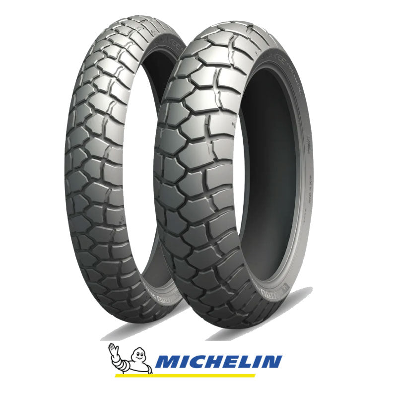 Dekksett (120/70-19 + 170/60-17), Michelin. Anakee Adventure