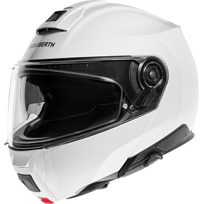 Hjelm, Schuberth. C5 (Glossy Hvit) Åpningshjelm