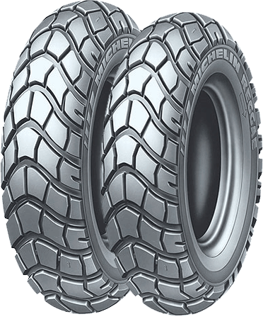 Dekk, 120/90-10 57J F/B, Michelin Reggae