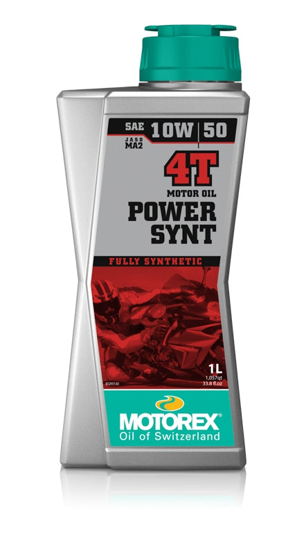 Motorolje (10/50W), Motorex.  Power Synt 4T, 1 liter syntetisk
