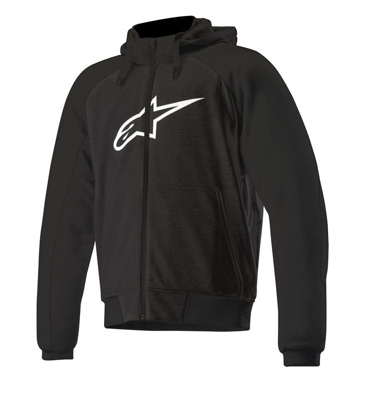 Jakke, Alpinestars, Hoodie Chrome (Svart)