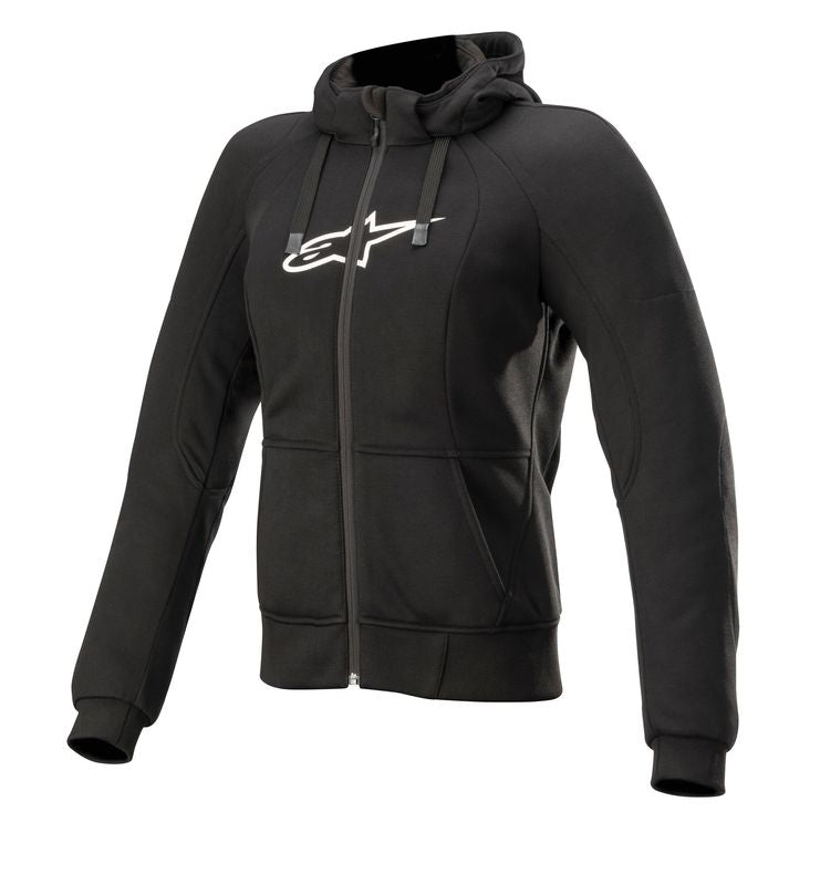 Jakke, Alpinestars, Hoodie Chrome, dame (Svart)