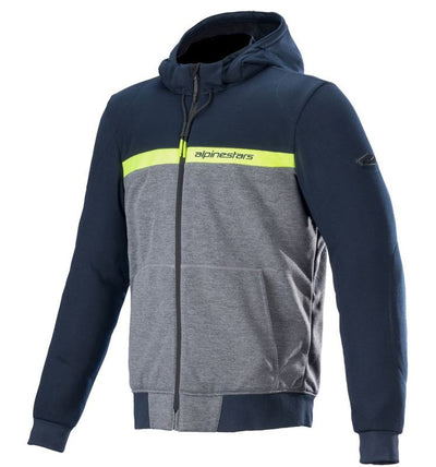 Jakke, Alpinestars, Hoodie Chrome (Blå / Grå)