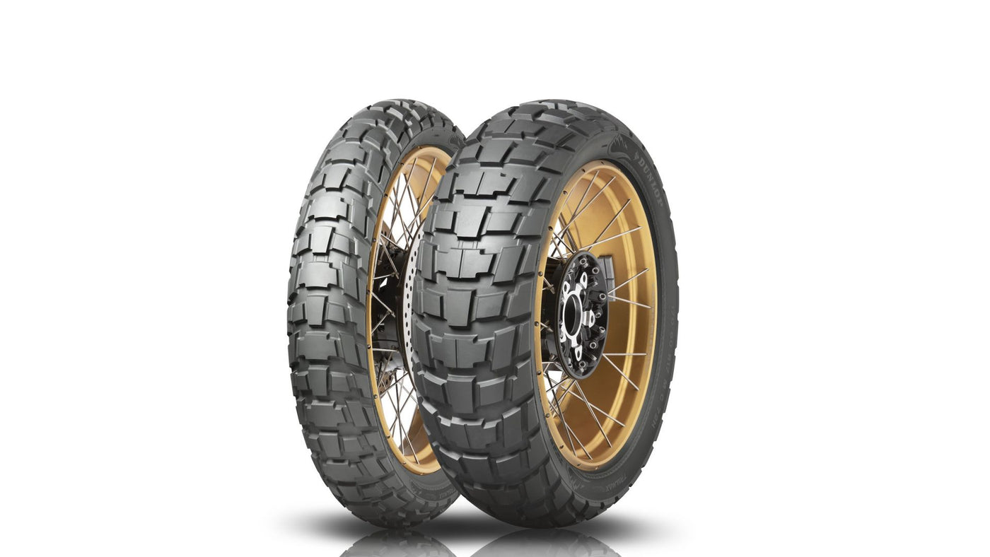 Dekksett, Dunlop. Trailmax Raid (90/90-21 + 150/70-18)