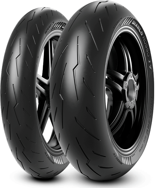 Dekksett, 120/70-17 + 200/55-17, Pirelli Diablo Rosso IV Corsa